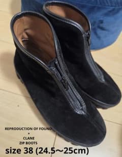 CLANE ×REPRODUCTION OF FOUND ZIP BOOTS