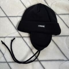 SILAS 耳あて付きニット帽 ONE SIZE 黒のサムネイル
