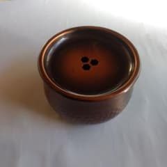 レトロ　茶殻入れ（茶こぼし)　純銅製のサムネイル
