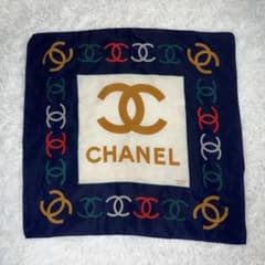 希少✨CHANEL シャネル CC ココ 大判 スカーフ カレ90 - メルカリ