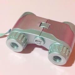 pixy3×28 双眼鏡 ピンク 限定値下げ！のサムネイル