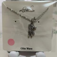 未開封 Glitz Wave ベアモチーフ ネックレスのサムネイル