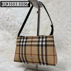 BURBERRY バーバリー ハンドバッグ ノバチェック チェック柄 プレート