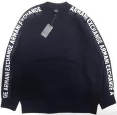 【新品・最終価格】アルマーニエクスチェンジ　メンズ・紺スウェット　XL・52相当 新品・最終価格】アルマーニエクスチェンジ メンズ・紺