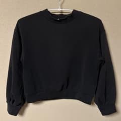 レディース ブラック スウェット GU Sサイズのサムネイル