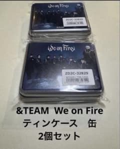 &TEAM andTEAM We on Fire ティンケース 缶 2個セット - メルカリ