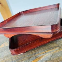 ✨アンティーク✨古道具✨木製✨お膳✨脚付膳✨2個セット✨ ✨アンティーク✨古道具✨木製✨お膳✨脚付膳✨2個セット✨ | Shop at