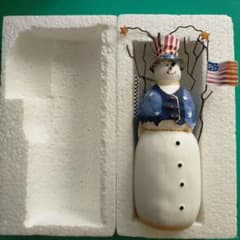 アントステラ輸入雑貨) アメリカ国旗 雪だるま 置物 約20cm - メルカリ