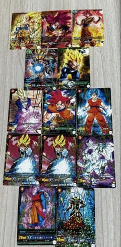 ICカードダス ドラゴンボール まとめ売り13枚セット リーダー＆SR多数