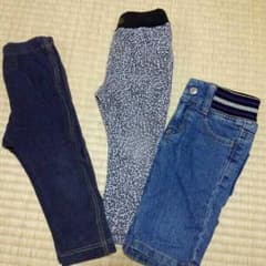 80㌢男の子★女の子どちらでも♥　ズボンまとめ売りのサムネイル