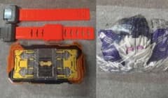 DX ガッチャードライバーとヴァルバラドライバー黒鋼ユニット ライドケミートレカ