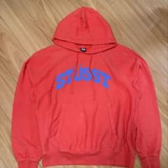 STUSSYパーカー　オレンジ XLのサムネイル