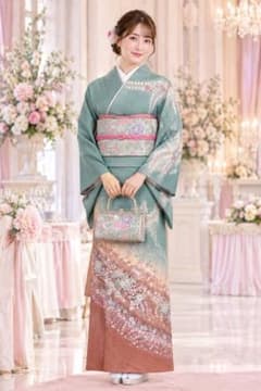 訪問着フルセット　辻ヶ花　絞り　地紋　正絹　お宮参り　結婚式 訪問着フルセット 辻ヶ花 絞り 正絹 お宮参り 結婚式 七五三 - メルカリ