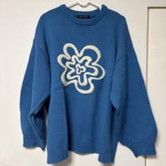 【旬物】レディースセーター　青　ブルーのサムネイル