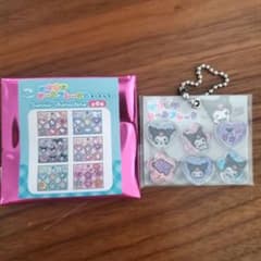 サンリオキャラクターズ おはじきシールフレーク風キーホルダー クロミのサムネイル