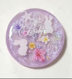 1419」レジン ヘアゴム ポニーフック ブローチ マグネット - メルカリ
