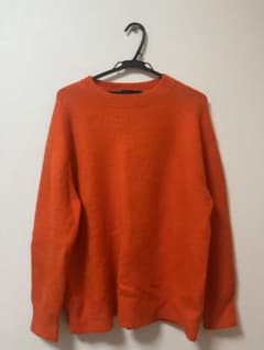 ZARA オレンジ 長袖ニットセーター Mのサムネイル