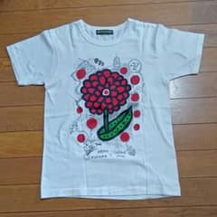 草間彌生✕大野智　24時間テレビ　コラボ　チャリTシャツ　白　ホワイト　Sサイズのサムネイル