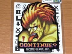 패면 블랑카 스트리트 파이터 스티커 B-SIDE LABEL