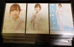 乃木坂46 生写真 浴衣 2018 佐藤楓　3種コンプのサムネイル