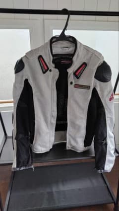 KOMINE バイク用 メッシュジャケット ホワイト ブラックのサムネイル