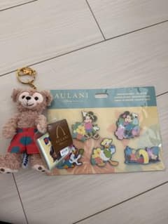 AULANI ダッフィー キーチェーン＆マグネットセットのサムネイル