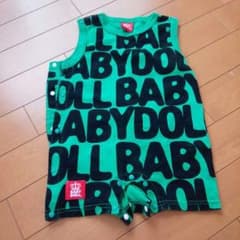 美品♡ベビド　ノースリーブロンパ80のサムネイル