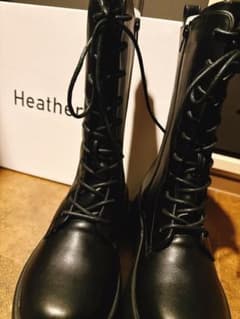 Heather レースアップロングブーツのサムネイル