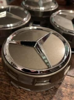 ベンツ センターキャップ立体型　グレー 外径75mm 4個セットのサムネイル