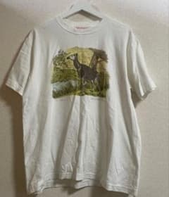 NEVERTRUST オカピ プリント Tシャツ ホワイト - メルカリ