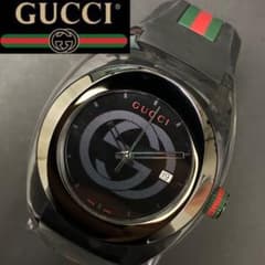 (C052309)GUCCI 137.1 腕時計 ラバーシェリーライン グッチ C052309)GUCCI 137.1 腕時計 ラバーシェリーライン グッチ - メルカリ