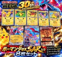 【ポケカ】ピカチュウ5種 ボーマンダex SAR入り8枚セット おまけ選択可のサムネイル