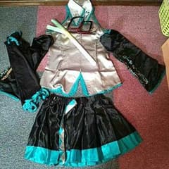 初音ミク コスプレ衣装 内容→衣装一式、布製ネギのサムネイル