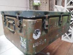 (4615)US.アルミコンテナボックス 米軍実物放出品 ユーズド 4615)US.アルミコンテナボックス 米軍実物放出品 ユーズド