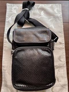 Dior Homme パンチングレザー ショルダーバッグ - メルカリ