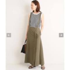 スローブイエナ　SLOBE リネンコットンスカート　サスペンダーのサムネイル
