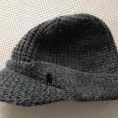 値下げラルフローレンのツバ付きニット帽2500円→2000円のサムネイル