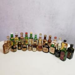 古酒 ミニボトル まとめ売り 34本 ウィスキー ブランデー 未開栓 未開栓 ミニボトル 24本セット ウイスキー ブランデー ジン 古酒