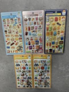 ボンボンドロップシール　コンビニシリーズ5枚セットのサムネイル