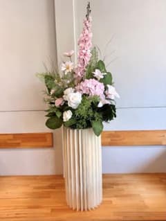 造花 アートフラワー アレンジメント 店舗アレンジピンク系のサムネイル