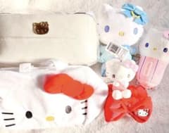 Sanrio ハローキティ ポーチ バッグ ぬいぐるみ マスコット 7点 セット