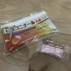 【新品未使用品】ヒヨコニナール ポーチ＆キーホルダー セットガチャのサムネイル