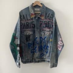 BALENCIAGA グラフィティデニムジャケット 34 BALENCIAGA グラフィティ デニムジャケット - メルカリ