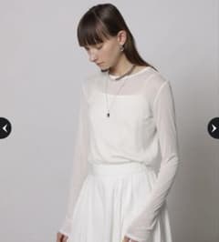 新品未使用タグ付き CADUNE シンプルカットソー 白 - メルカリ
