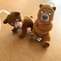 ブラザーベアー　ディズニー　子ぐま「コーダ」「キナイ」 ぬいぐるみマスコットのサムネイル