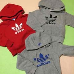 adidas パーカー 赤 90のサムネイル