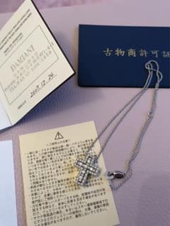 最安値　ダミアーニ  S サイズ　ネックレス K18WG ダイヤのサムネイル