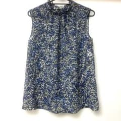 日本製⭐︎ANAYI アナイ フラワープリントスタンド シフォンブラウス38
