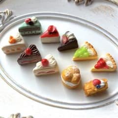 ミニチュアケーキ 10個セット ハンドメイド フェイクスイーツ - メルカリ