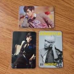 ジョンヒョン SHINee トレカ 3枚セットのサムネイル